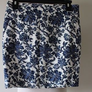 Ann Taylor petite floral skirt